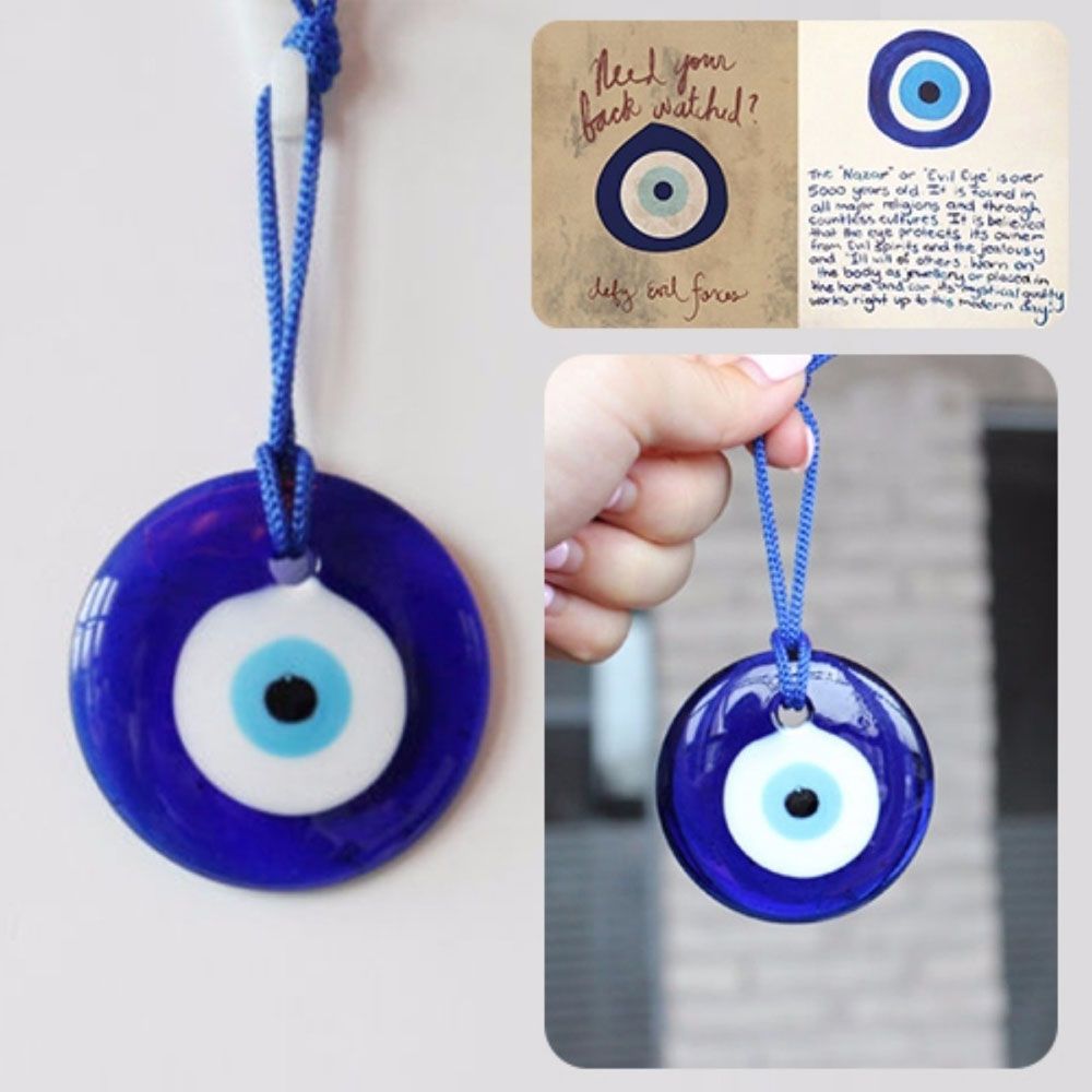 Interior Design Apartment - Blue Evil Eye Amulet Car Pendant