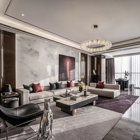 Interior Design Lighting Layout - Sanhai Light Interior Design Construction Drawing