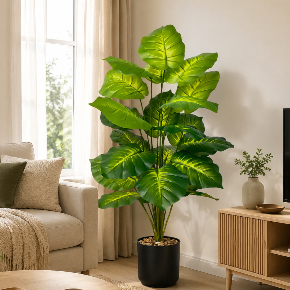 Interior Design Apartment - 85cm Artificial Pothos Plants Tree with