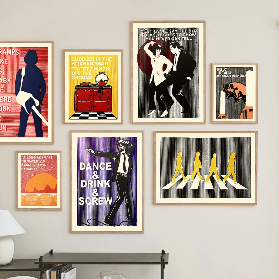 Interior Design Apartment - Bruce Springsteen Bob MarleyThe Kinks Abbey