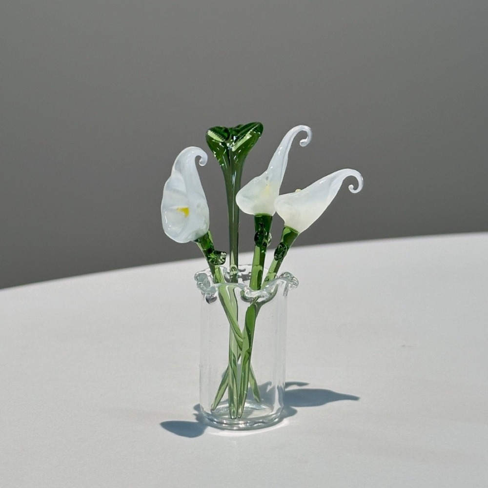 1 PC Handmade Glass Floral Bou - Interior Design Apartment ulasan dan harga