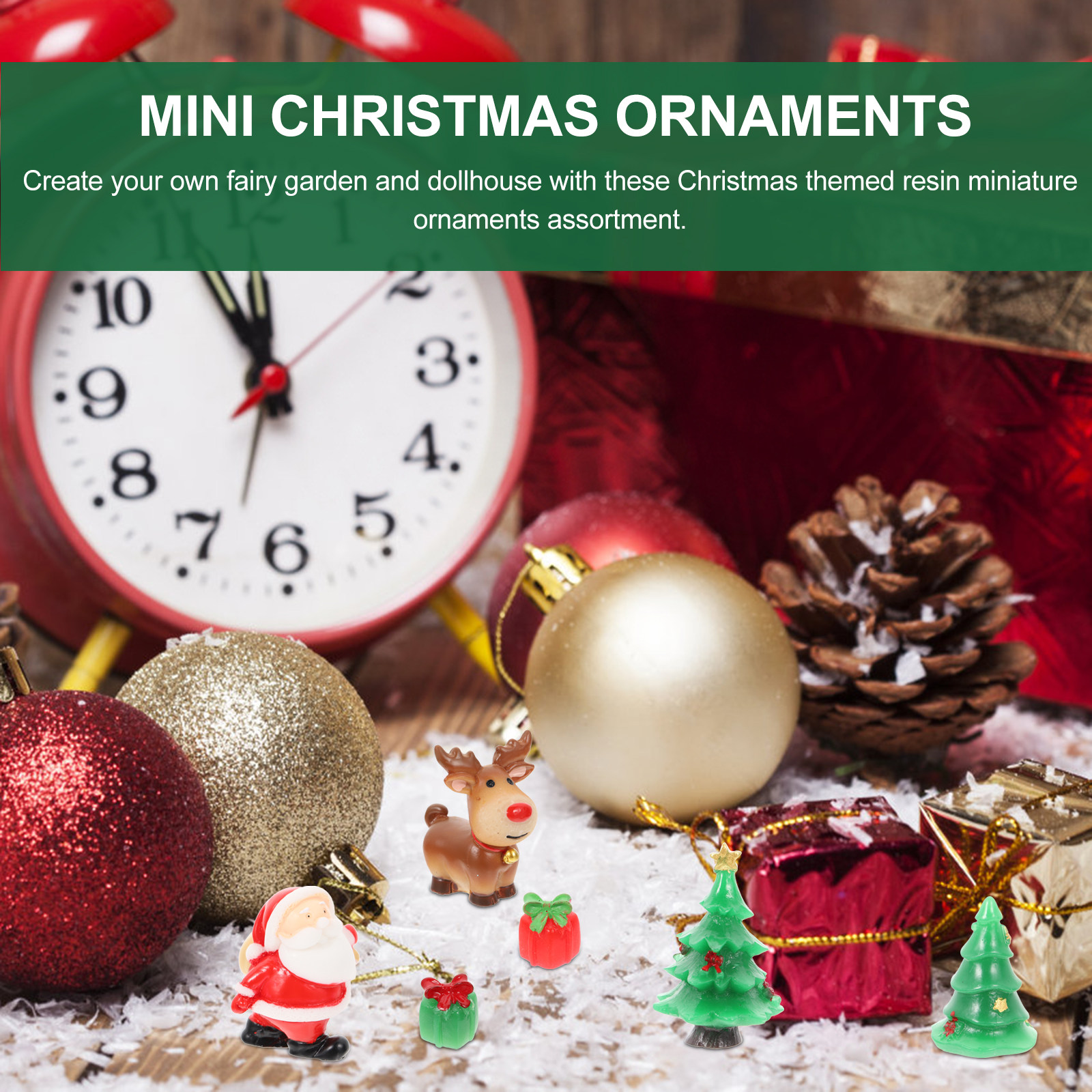 27Pcs Creative Resin Christmas - Interior Design Xmas ulasan dan harga