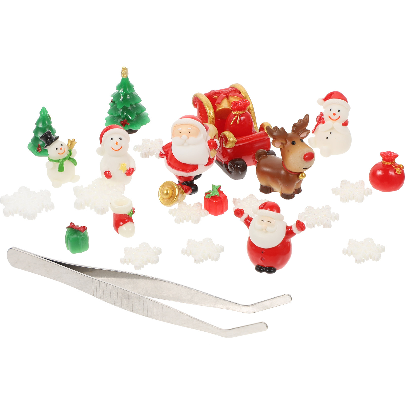 27Pcs Creative Resin Christmas - Interior Design Xmas ulasan dan harga