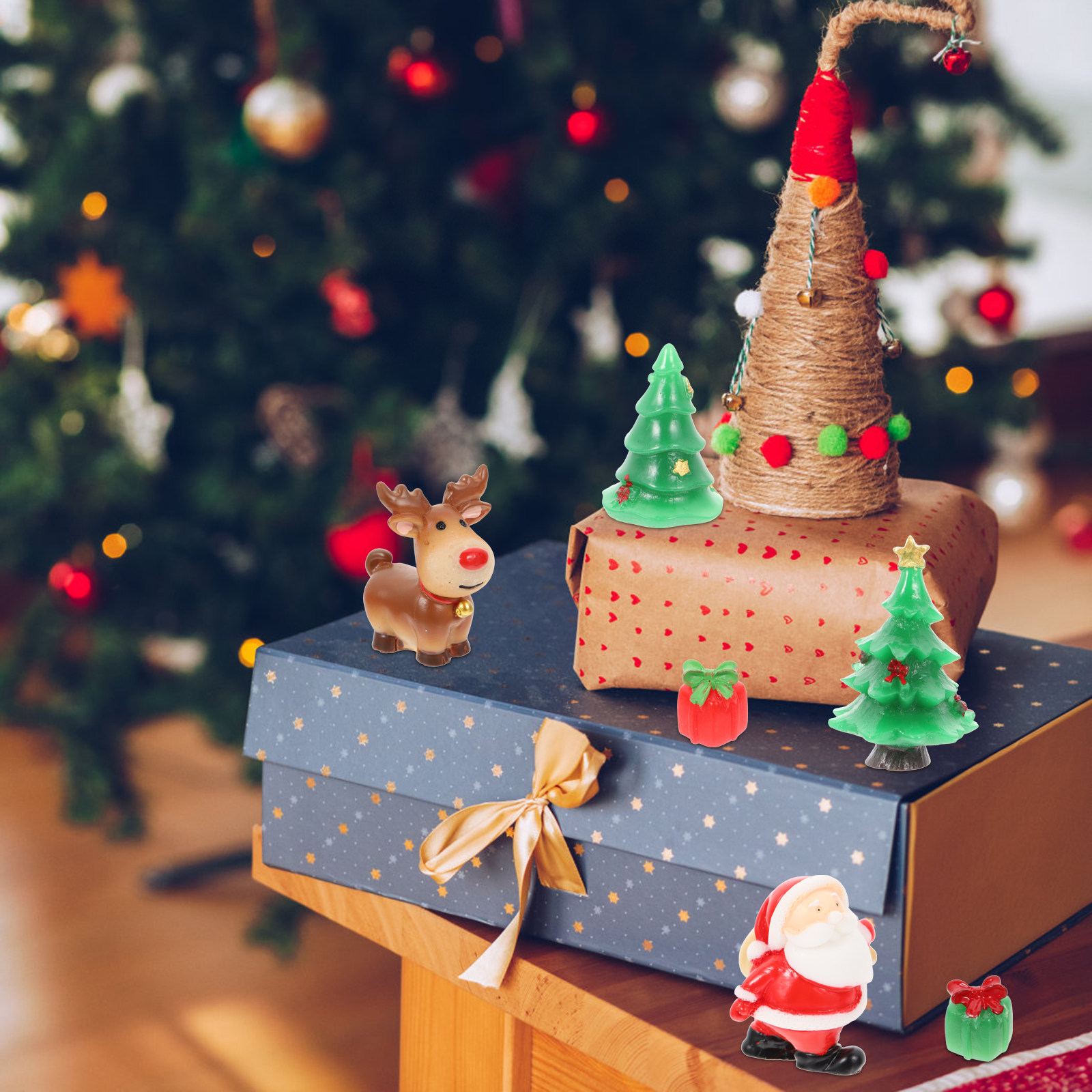 27Pcs Creative Resin Christmas - Interior Design Xmas ulasan dan harga