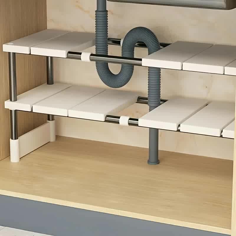 Adjustable Under-Sink Storage  - Interior Design Apartment ulasan dan harga