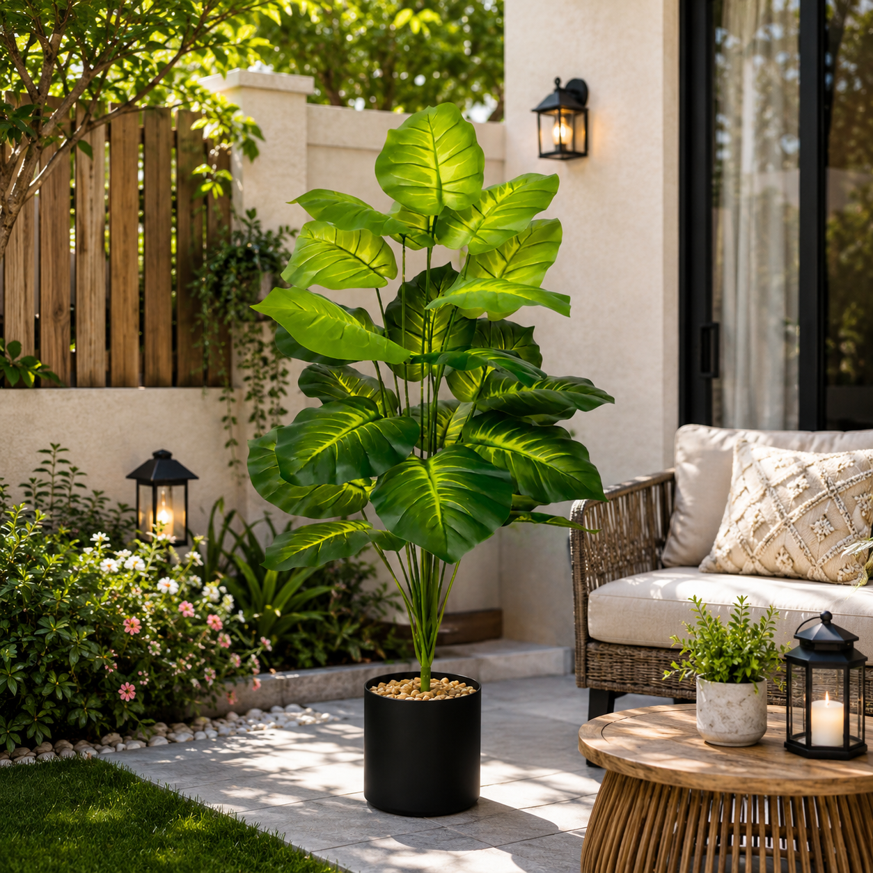 85cm Artificial Pothos Plants  - Interior Design Apartment ulasan dan harga