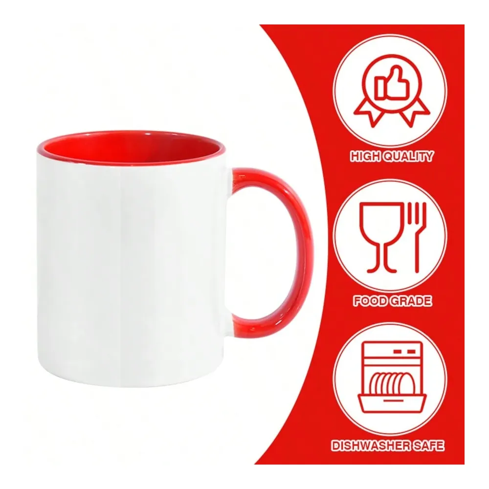 Sublimation Mugs With Colored  - Interior Design Xmas ulasan dan harga