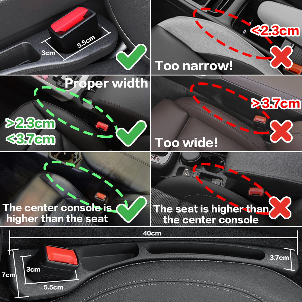 2X Car Seat Gap Filler Between - Interior Design Application ulasan dan harga