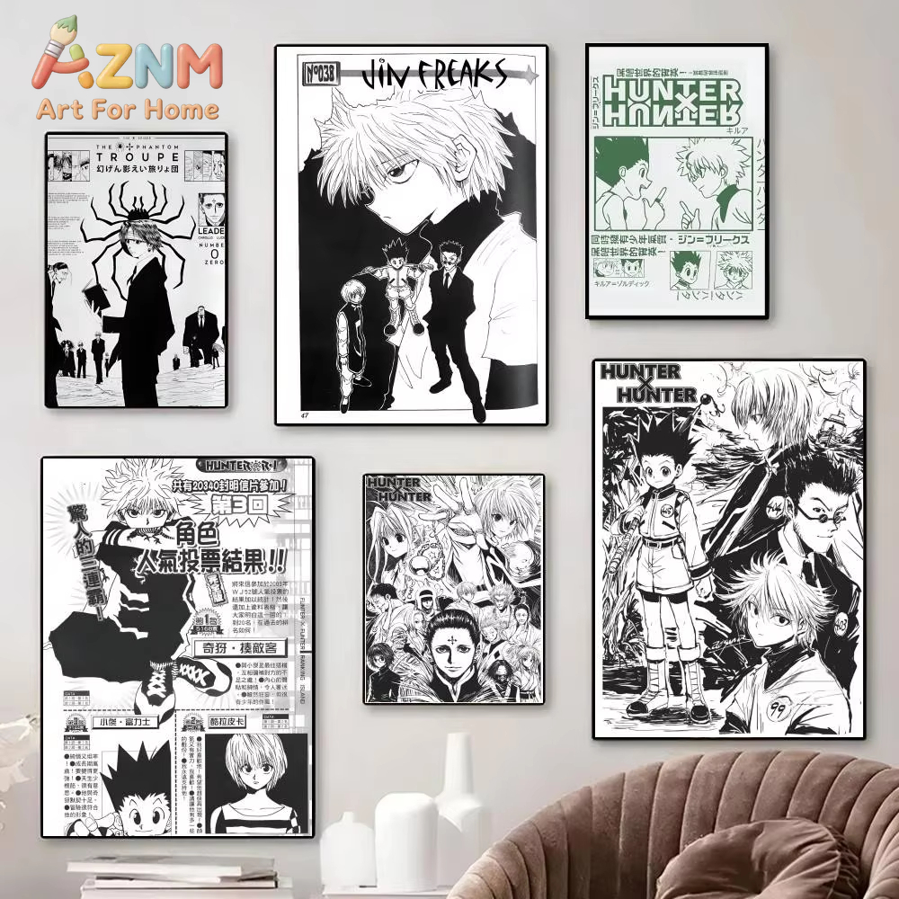 1pcs H-Hunter x hunter Paper P - Interior Design Apartment ulasan dan harga