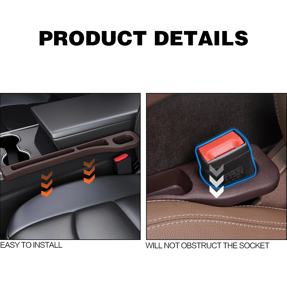 2PCS Car Seat Gap Filler Betwe - Interior Design Application ulasan dan harga