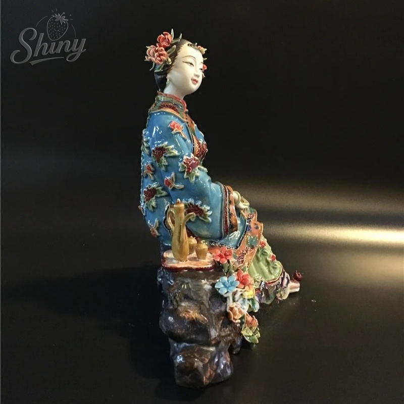 Shiwan Ceramic Lady Statue Hom - Interior Design Apartment ulasan dan harga