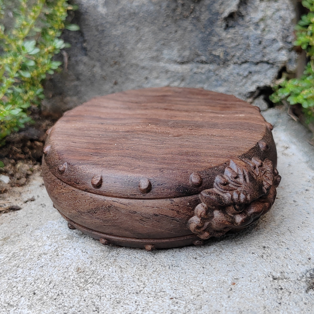 Wooden Solid Drum-Shaped Base  - Interior Design Apartment ulasan dan harga