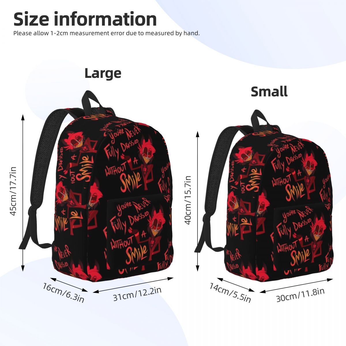 Alastor H-Hazbins Doodle Backp - Interior Design Xmas ulasan dan harga