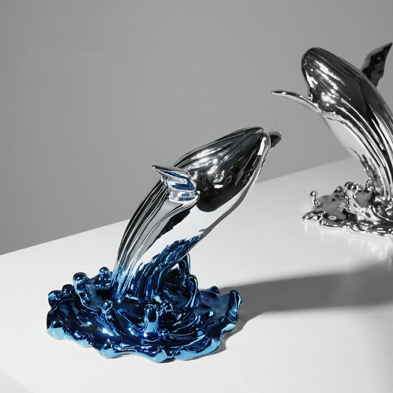 Creative Jumping Whale Sculptu - Interior Design Xmas ulasan dan harga