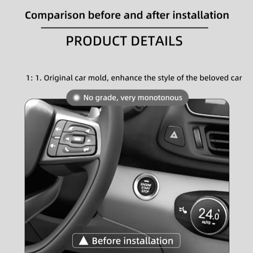 1PC Car One-Touch Start Button - Interior Design Application ulasan dan harga